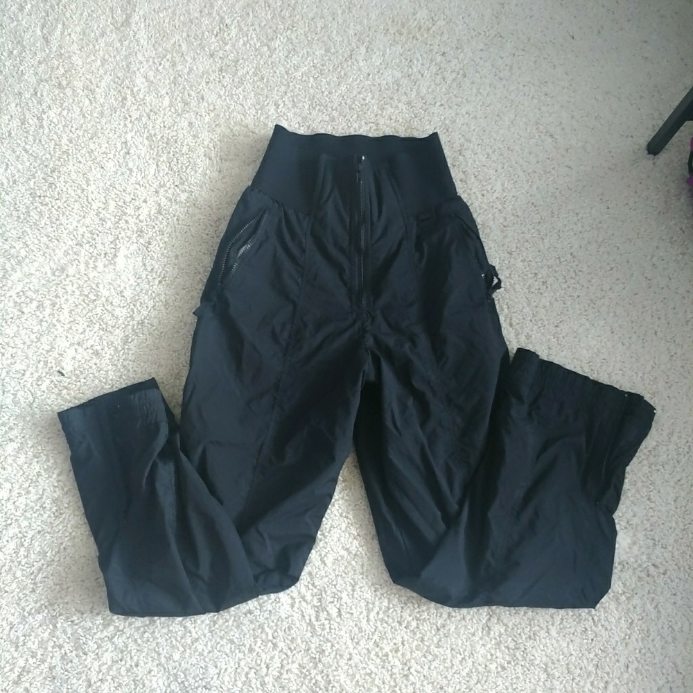 HEAD Women's Size 12 Black 80s Vintage Ski Pants